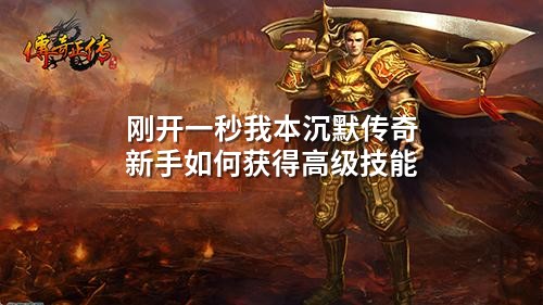 刚开一秒我本沉默传奇新手如何获得高级技能