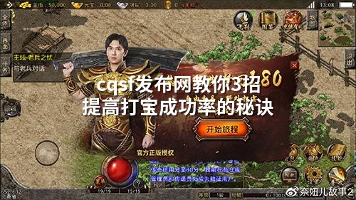 cqsf发布网教你3招提高打宝成功率的秘诀