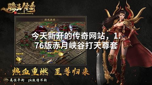 今天新开的传奇网站,1.76版赤月峡谷打天尊套