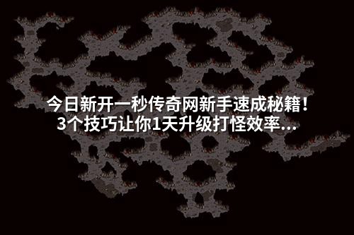 今日新开一秒传奇网新手速成秘籍!3个技巧让你1天升级打怪效率翻倍