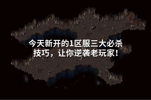 今天新开的1区服三大必杀技巧,让你逆袭老玩家!