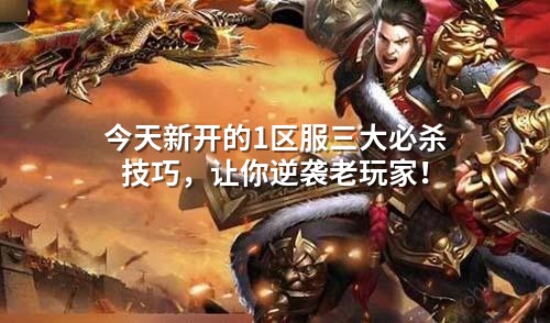 今天新开的1区服三大必杀技巧,让你逆袭老玩家!