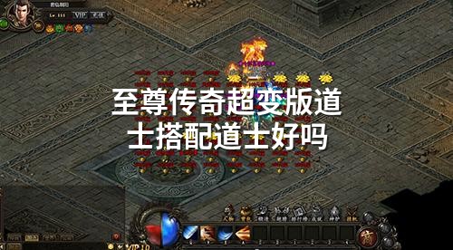 至尊传奇超变版道士搭配道士好吗