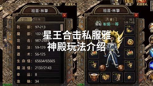 星王合击私服雅神殿玩法介绍