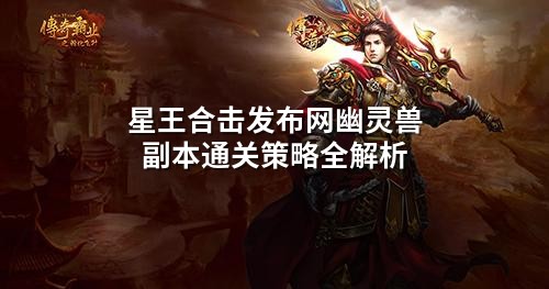 星王合击发布网幽灵兽副本通关策略全解析