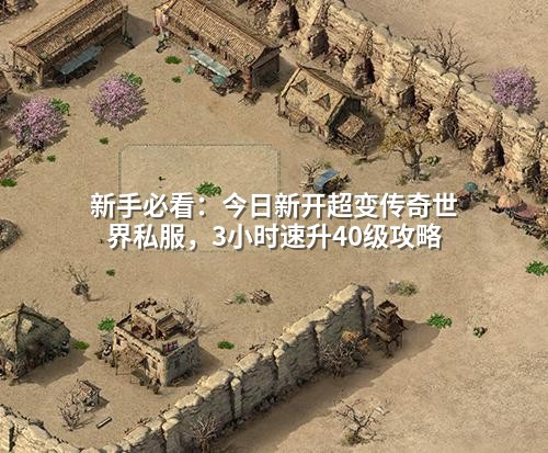 新手必看:今日新开超变传奇世界私服,3小时速升40级攻略